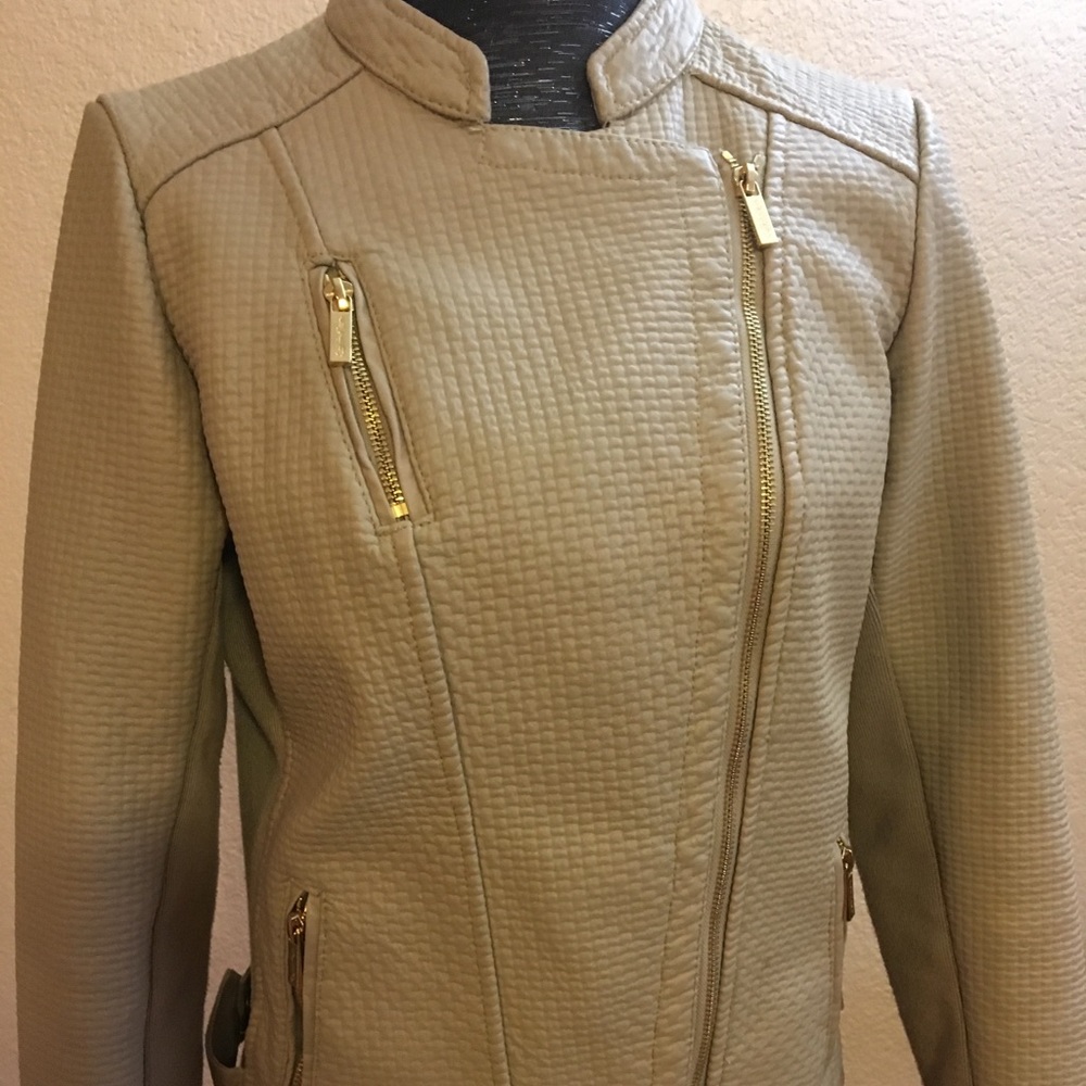 Calvin Klein faux leather jacket